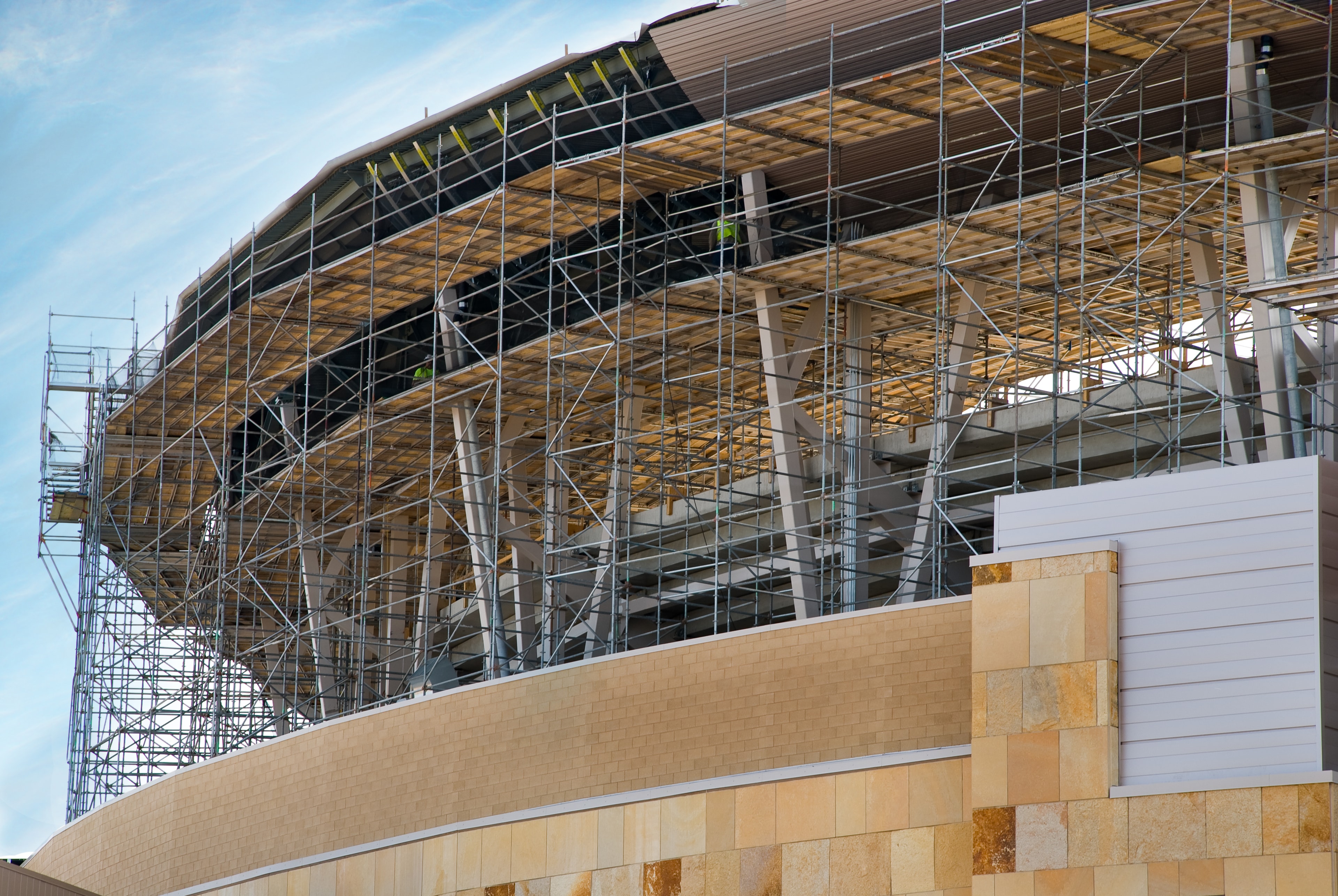 Target Field Minneapolis system scaffold